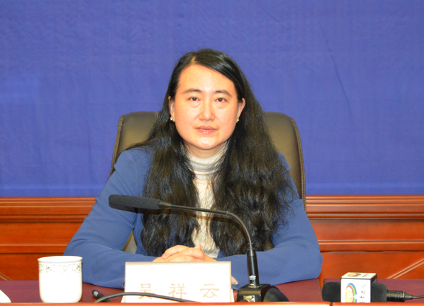 新聞發言人：西藏自治區財政廳副廳長 吳祥云.JPG