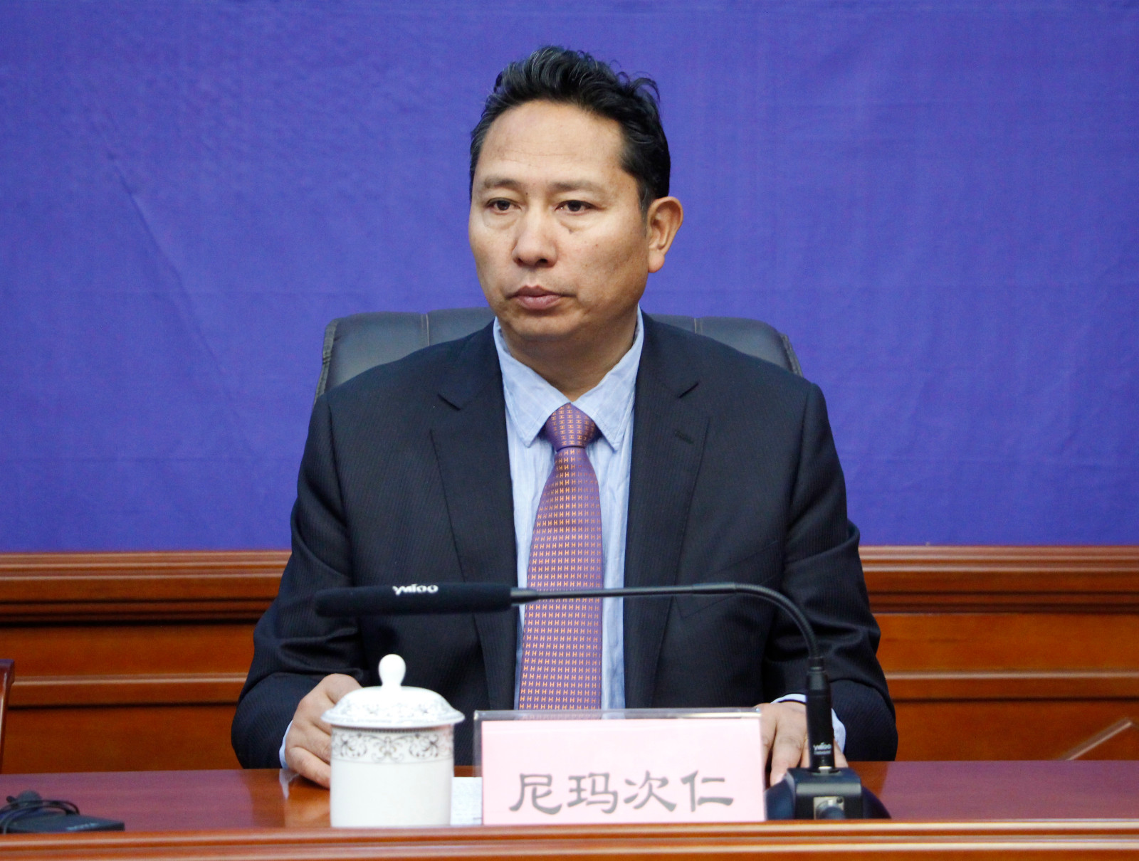 新聞發言人：中國登山協會副主席、西藏自治區登山協會名譽主席、區體育局局長 尼瑪次仁.JPG