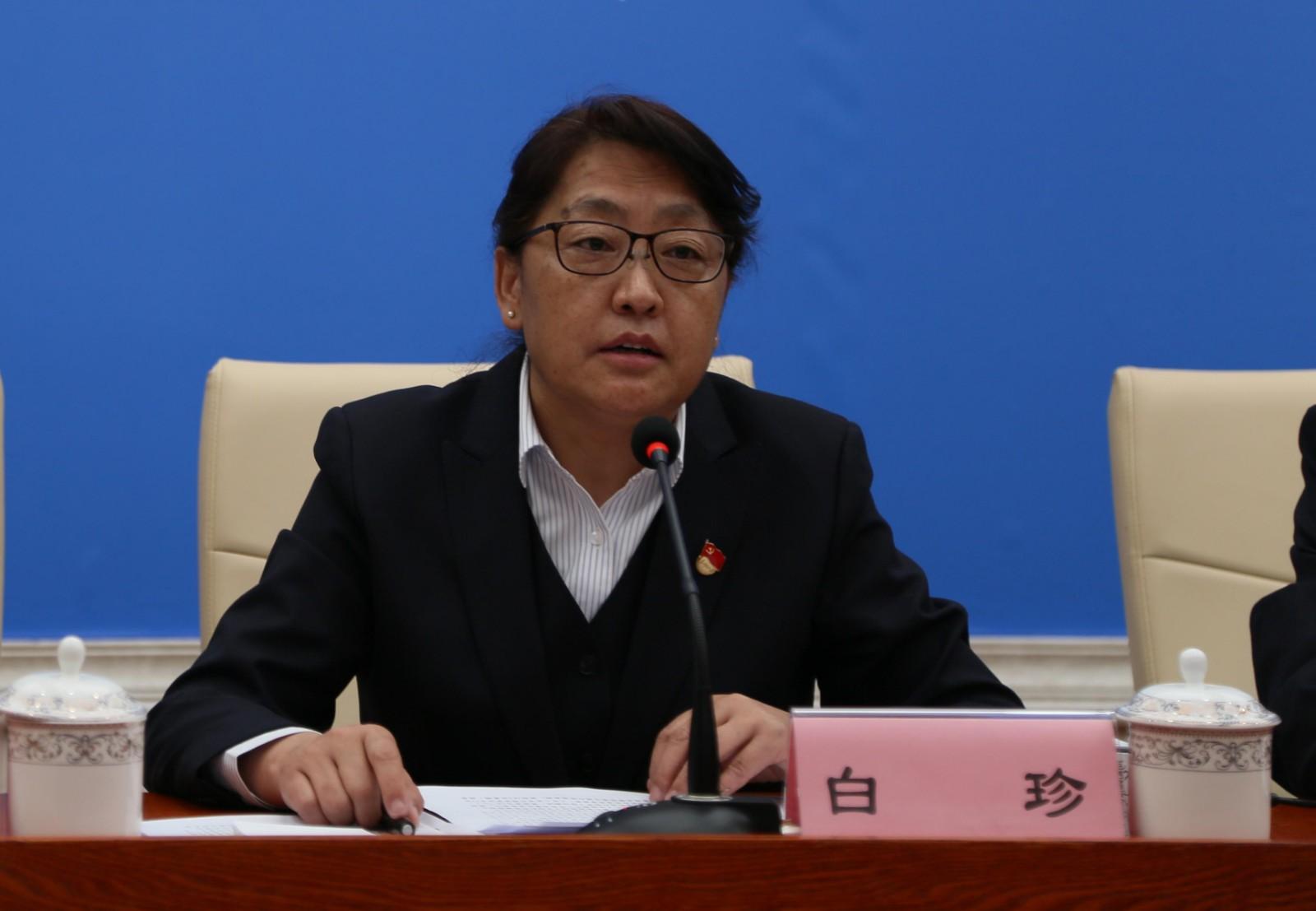 發言人：區應對新冠肺炎疫情工作領導小組辦公室防控醫療組成員，民航西藏區局黨委副書記、局長 白珍.jpg