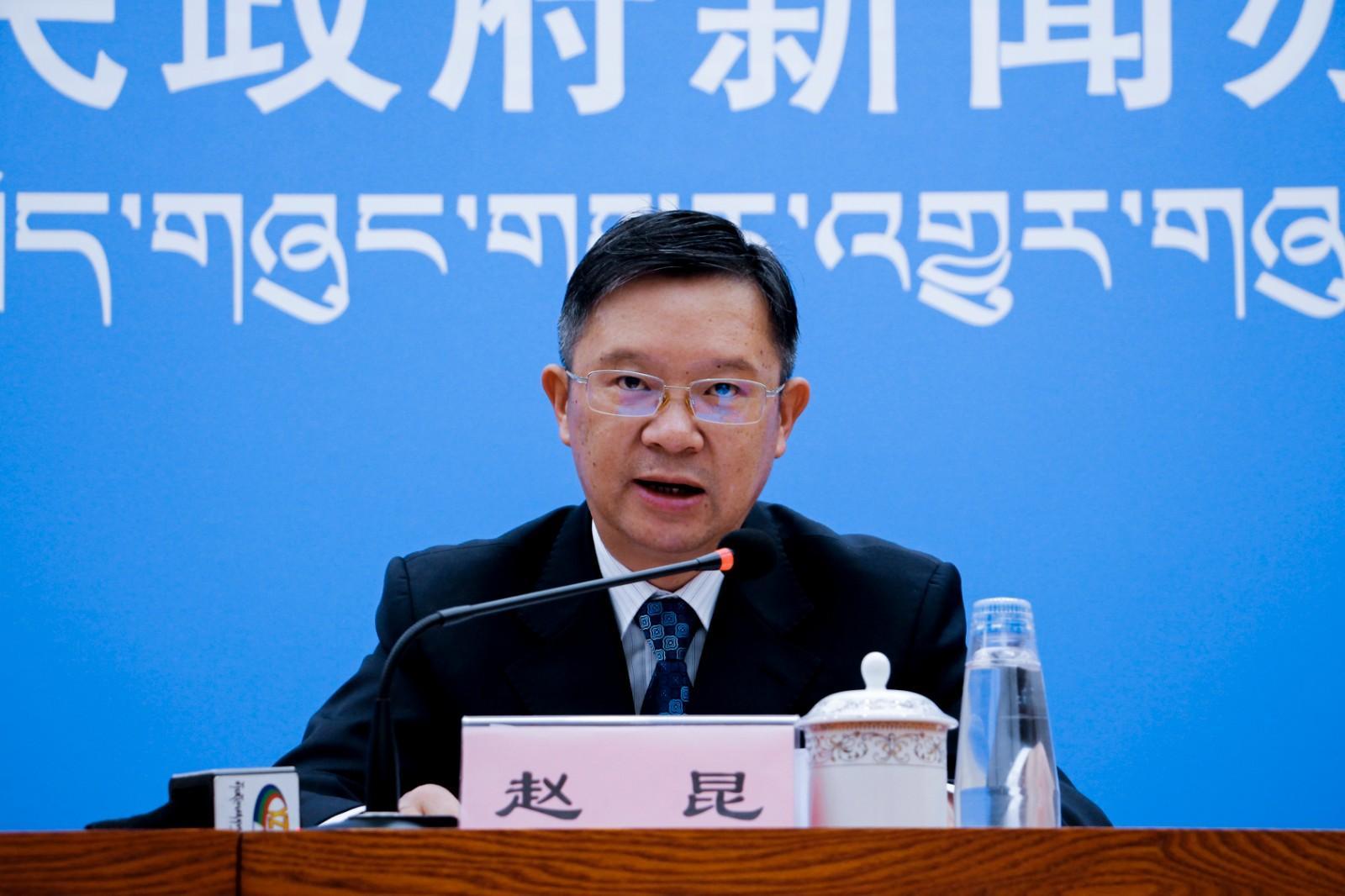 新聞發(fā)言人：西藏自治區(qū)生態(tài)環(huán)境廳黨組成員、副廳長趙昆.JPG