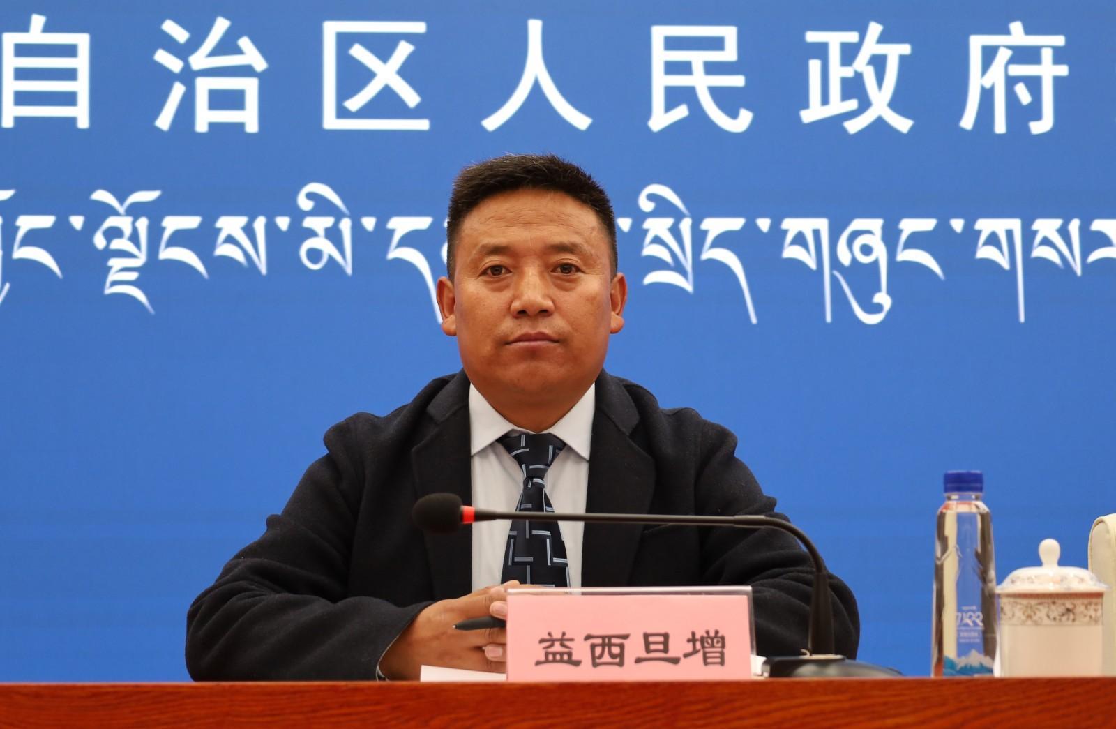 主持人：西藏自治區黨委宣傳部對外傳播處副處長 益西旦增.JPG